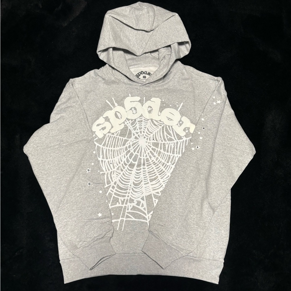 OG Grey Web Sp5der Hoodie🕸️